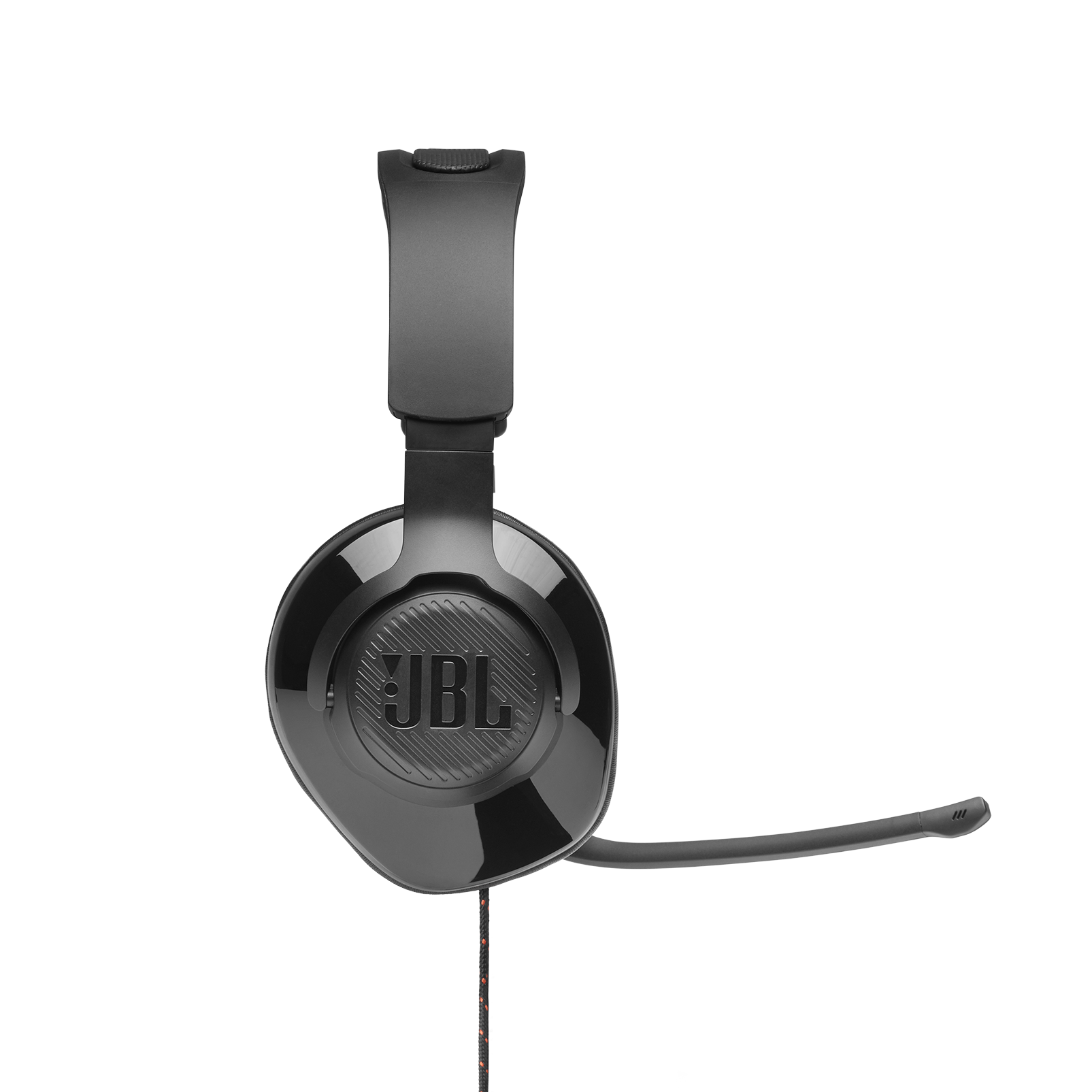 JBL Quantum 200 - Black - Wired over-ear gaming headset with flip-up mic - Detailshot 3